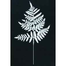 13.5 Inch Plastic White Leather Fern Leaf Spray (Lot of 12 Picks) SALE ITEM